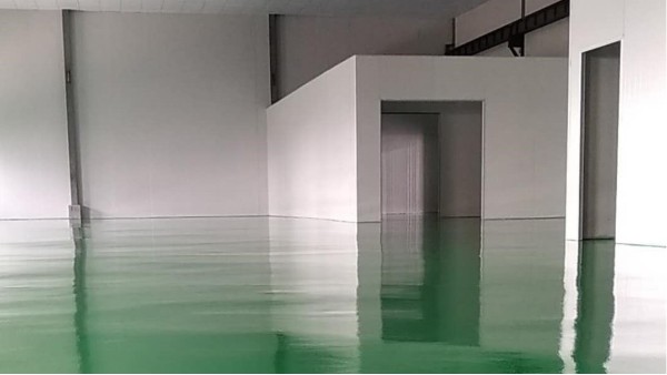 中山迈庆隆塑胶科技有限公司选用地卫士环氧地坪漆工程