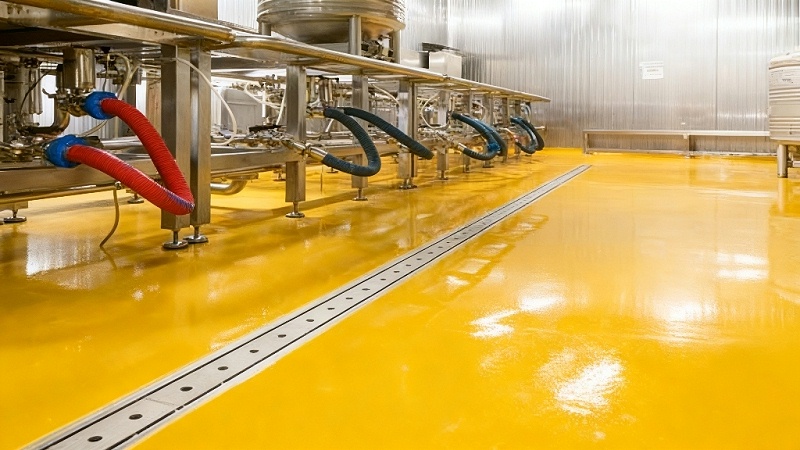 生产车间选用“地卫士”聚氨酯地坪漆完工效果图 生产车间选用“地卫士”聚氨酯地坪漆完工效果图