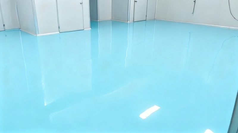 包装区选用“地卫士”水性环氧自流平地坪漆完工效果图 包装区选用“地卫士”水性环氧自流平地坪漆完工效果图